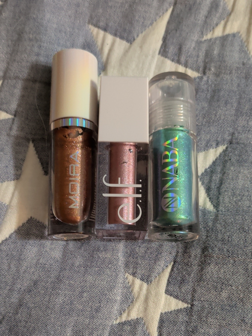 Lot Of 3 Moira Elf Naba Cosmetics Cream Shimmer Eyeshadows Great Fall Colors! 🍂